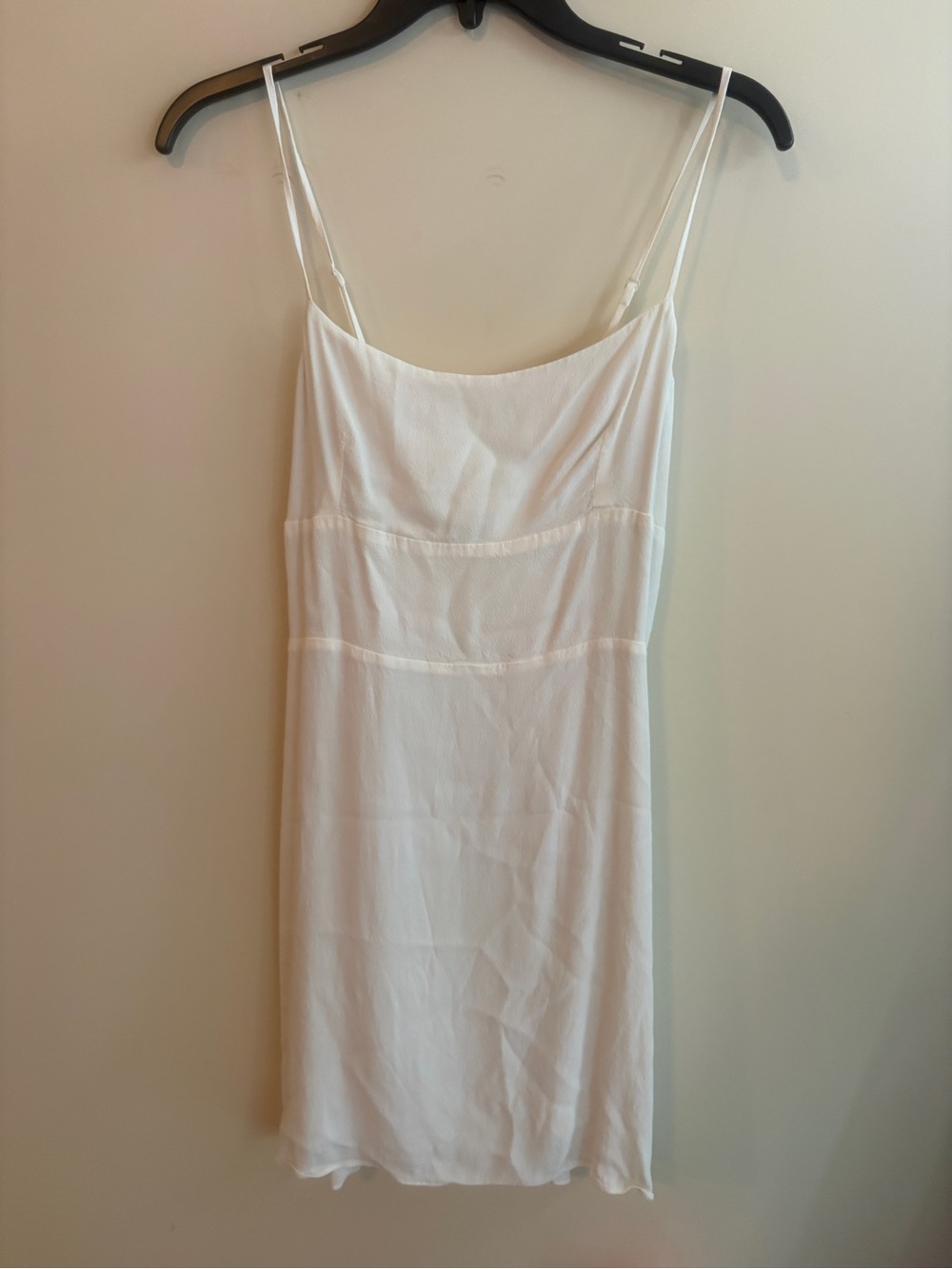 Aritzia White Slip Dress with Adjustable Spaghetti Straps